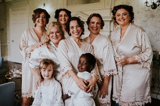 real weddings morden hall bridesmaids