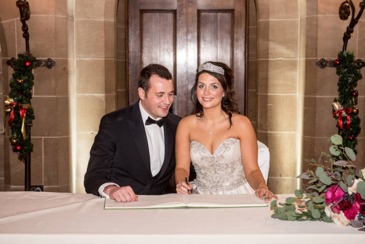 Chelsey and James - An Elegant, Christmas Wedding at Warwick Castle gallery image