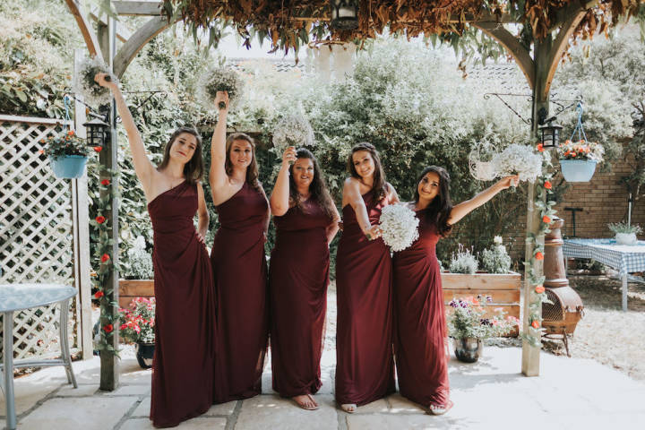 Sophia and Alex - Burgundy and Ivory Golf Club Wedding in Kent gallery image