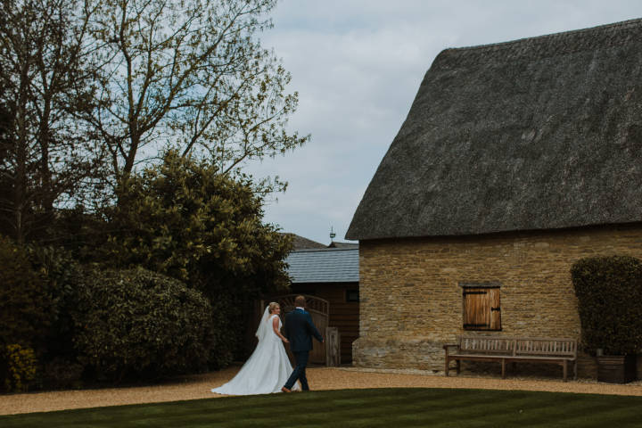 Brett and Amy - A Spring Barn Wedding in Oxfordshire gallery image