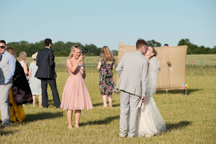 Natasha and Josh - A Summer Festival Wedding in Essex Barn Venue gallery image
