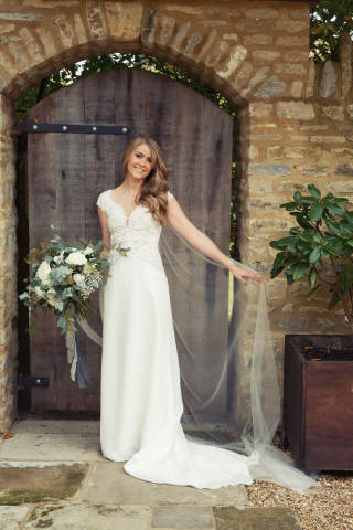 Kat and Andy - An Autumn Outdoor Wedding in Oxfordshire Barn gallery image