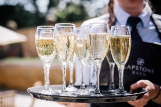 Lapstone Barn Real Wedding Champagne