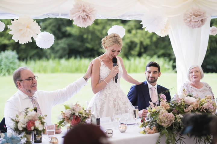 Stephanie and Alex - Lakeside Marquee Wedding in Oxfordshire gallery image