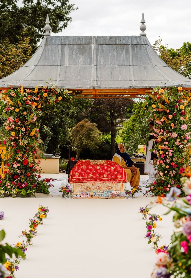 Sikh Wedding set up