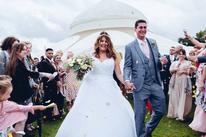 Michelle and Luke - An Fun Outdoor Tipi Wedding in Worcestershire gallery image