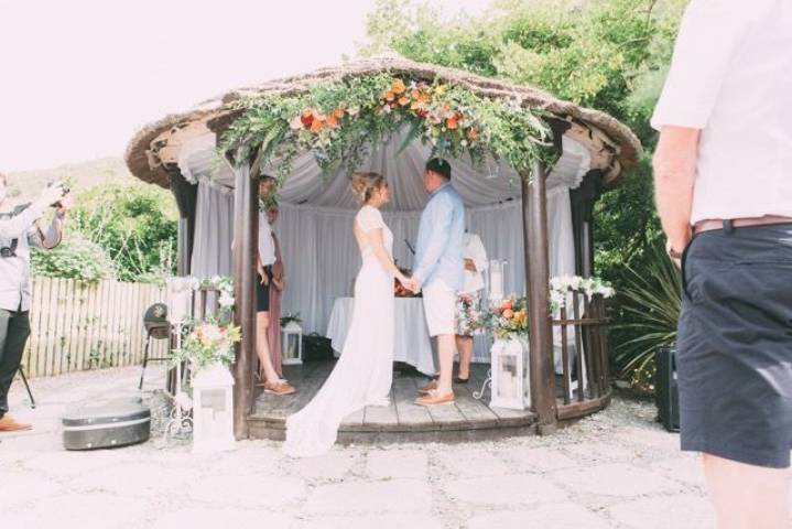 Lisa and Craig - A Boho Wedding by the Beach in Cornwall gallery image