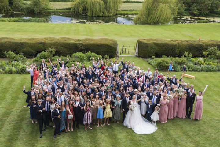 Stephanie and Alex - Lakeside Marquee Wedding in Oxfordshire gallery image