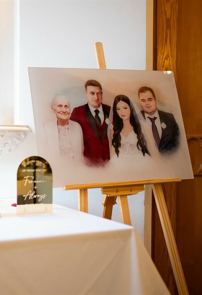 wedding memory table