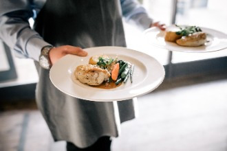 Lapstone Barn Real Wedding Meal