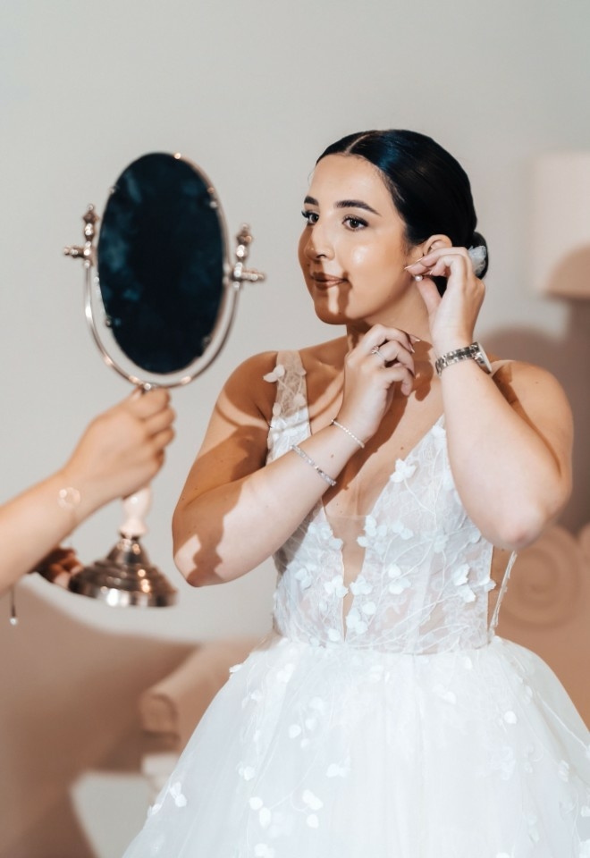 Sophie getting ready