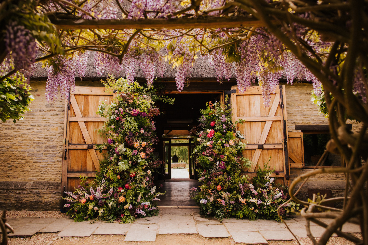 wedding flower arch