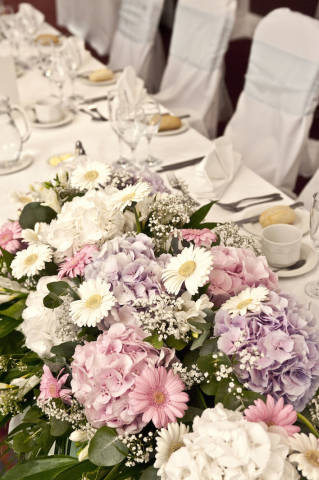 Helen and Jason - Baby Pink and Turquoise Hotel Wedding gallery image