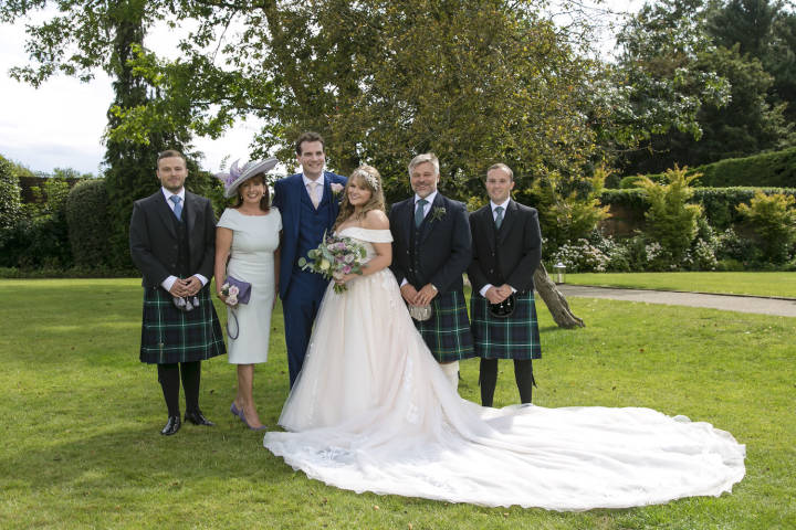 Becky and Rich - A Scottish-Themed Summer Wedding in Essex gallery image