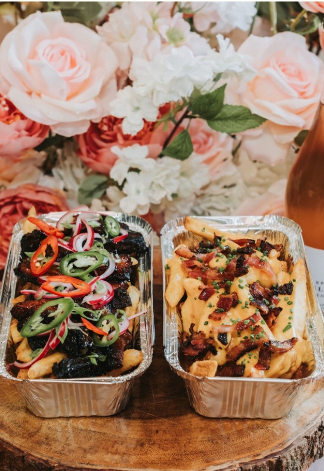 Food and drinks served on the day