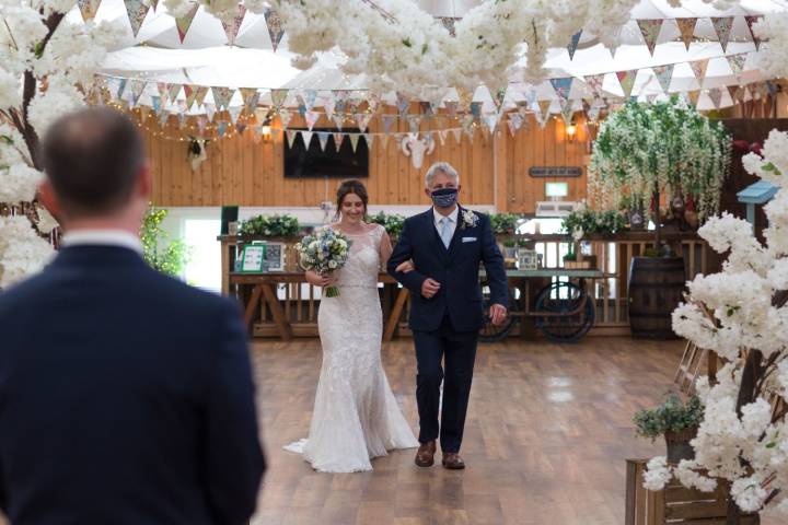 Emily and Tom - An Intimate Barn Wedding in Lancashire gallery image