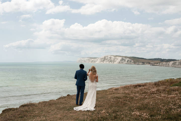 Kimmi and Sam - A Boho Wedding in Isle of Wight Barn Venue gallery image
