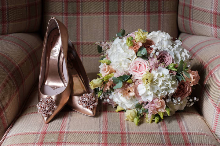 Rosie and Matthew - A Romantic Rose Gold Hotel Wedding in Essex gallery image