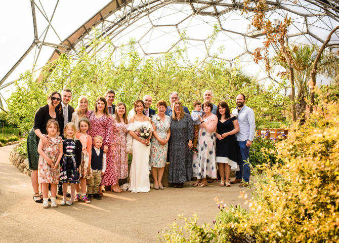 Bernice and Peter - A Rainforest Inspired Wedding At The Eden Project gallery image