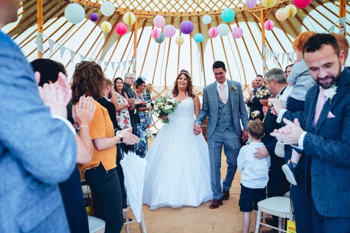 Michelle and Luke - An Fun Outdoor Tipi Wedding in Worcestershire gallery image
