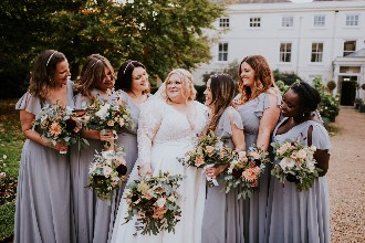 real weddings morden hall bridesmaids