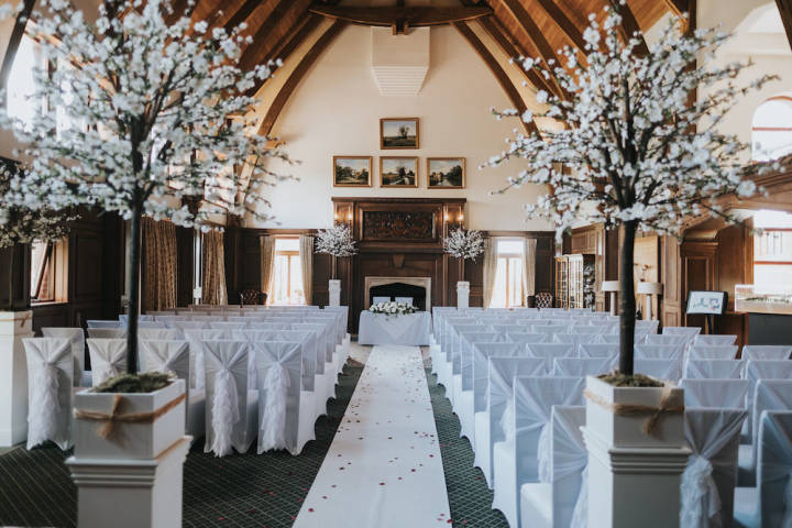 Sophia and Alex - Burgundy and Ivory Golf Club Wedding in Kent gallery image