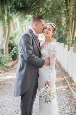 Olivia and Mark - A Soft Grey and Lavender Themed Wedding in Kent gallery image