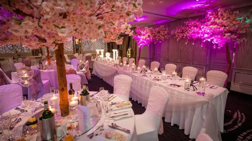 Hayley and David - A Pink Fairytale Church Wedding in Cheshire gallery image