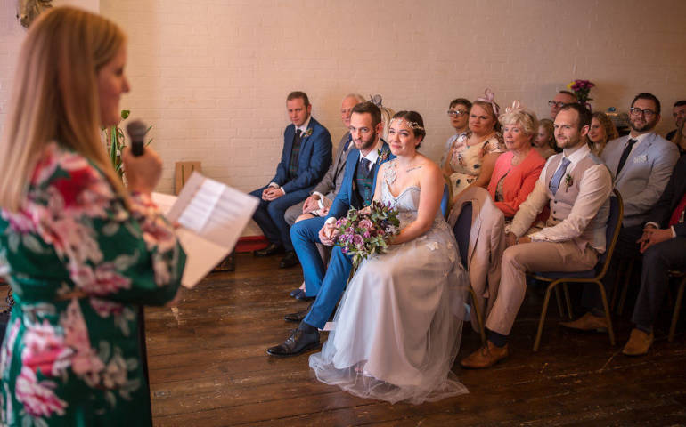 Carly and Kelv - A Quirky East London Wedding with Hog Roast gallery image