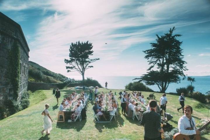 Lisa and Craig - A Boho Wedding by the Beach in Cornwall gallery image