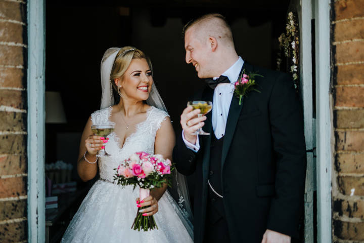 Sophie and Ben - A Cambridgeshire Barn Wedding with a Hot Pink Theme gallery image