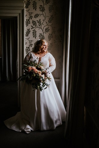 real weddings morden hall bride