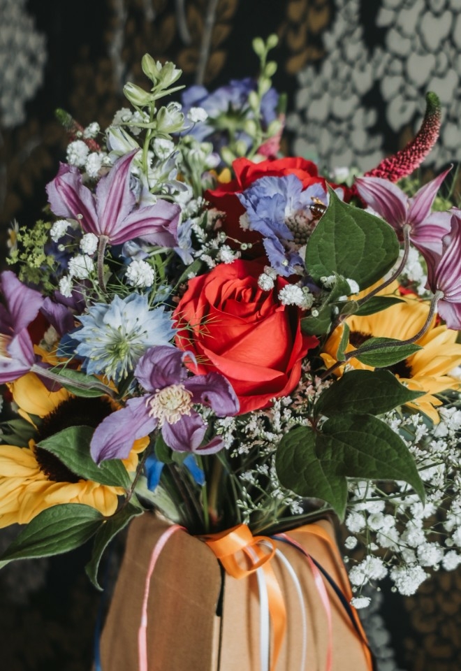 Rosie and Kyle Wedding Floral Garland