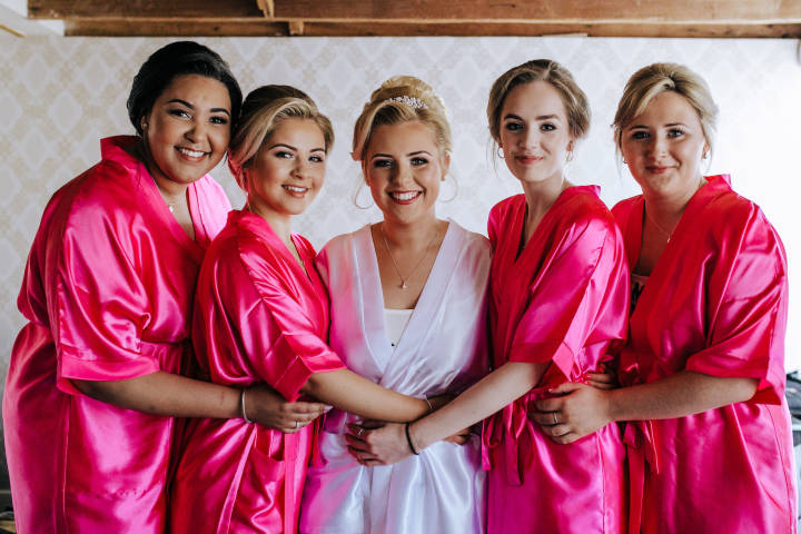 Sophie and Ben - A Cambridgeshire Barn Wedding with a Hot Pink Theme gallery image