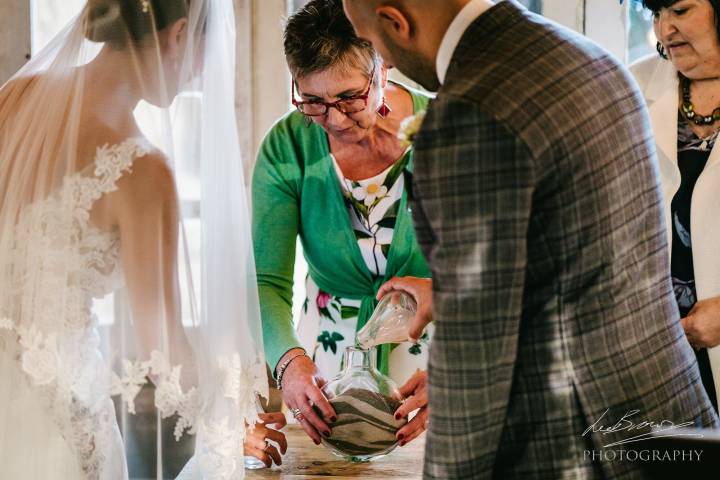 Cindy and Elan - Cheshire Barn Wedding With Interfaith Ceremony gallery image