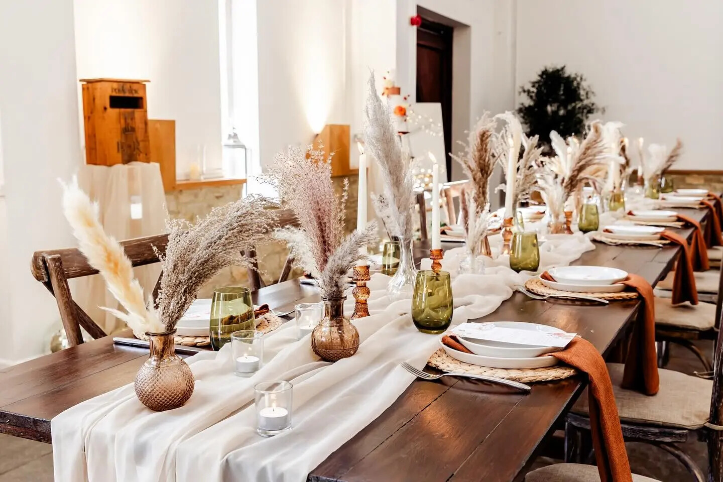 A table designed by Millie Miles events hire