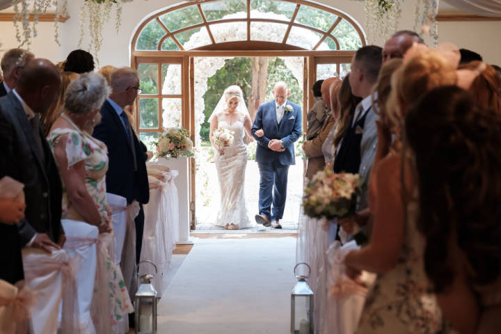 Rosie and Matthew - A Romantic Rose Gold Hotel Wedding in Essex gallery image