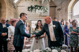 Lapstone Barn Real Wedding Groom and the Father of the Bride