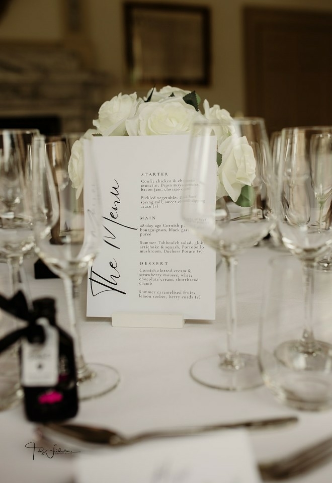 Chloe and Willian Food Menu