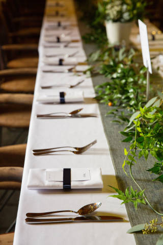 Kat and Andy - An Autumn Outdoor Wedding in Oxfordshire Barn gallery image
