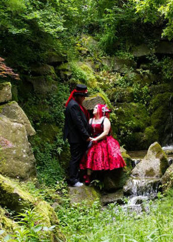 James and Michelle - Alice in Wonderland Wedding in Wiltshire gallery image