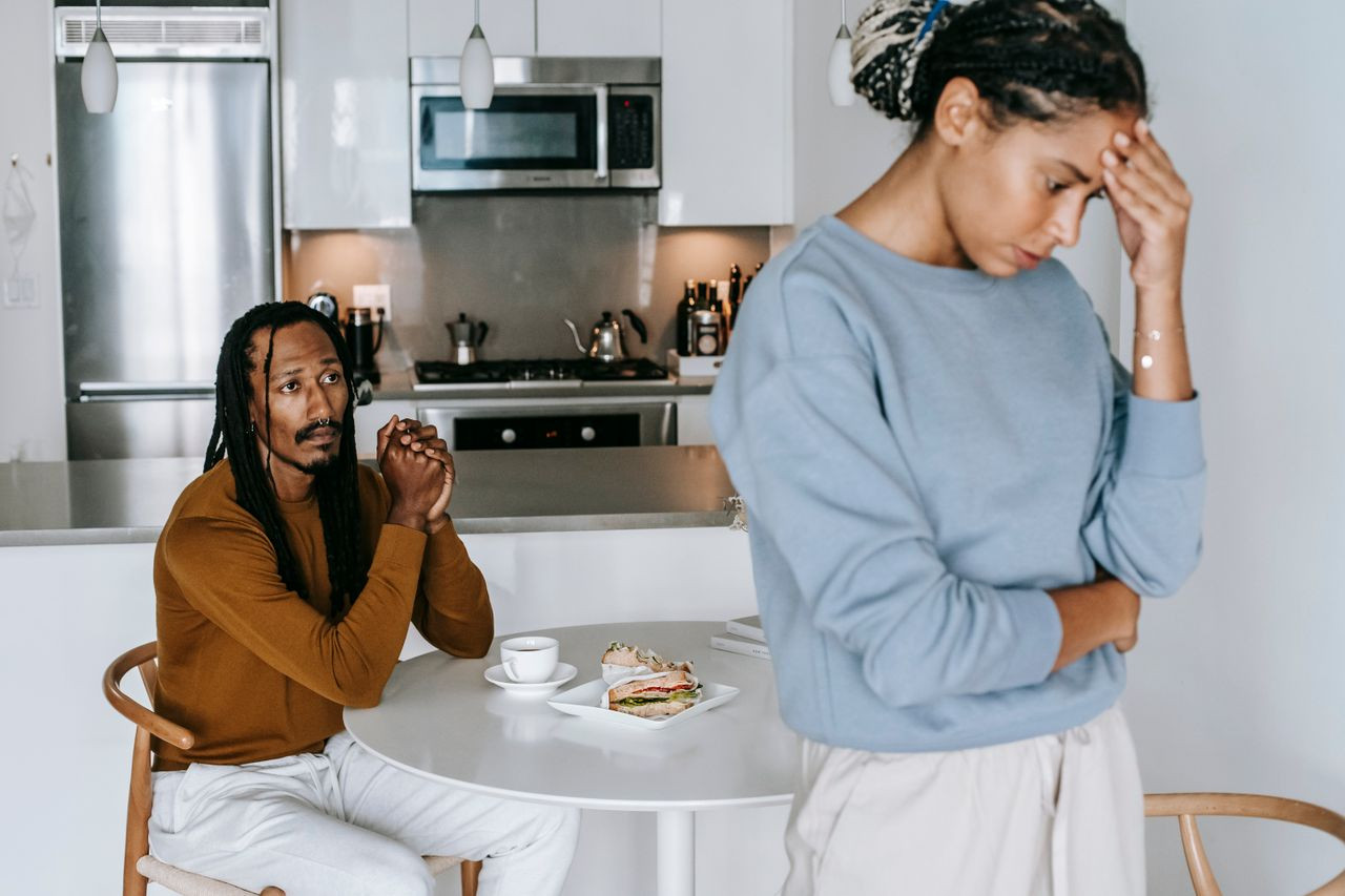 concerned couple