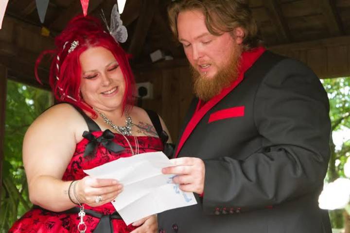 James and Michelle - Alice in Wonderland Wedding in Wiltshire gallery image