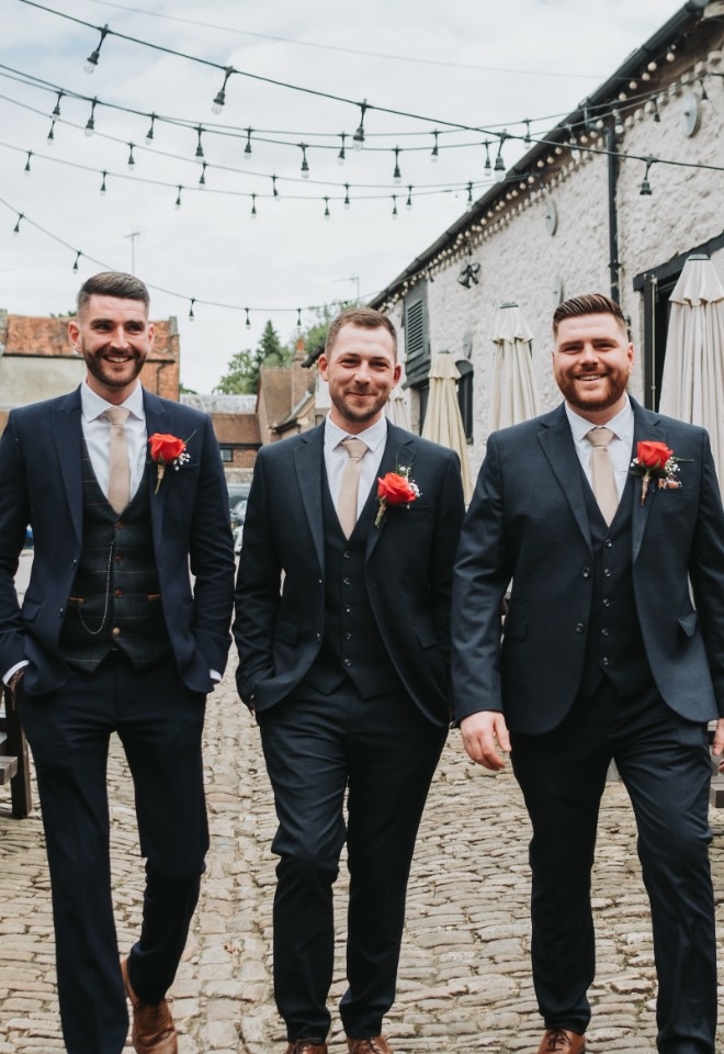 Kyle with his best friends 