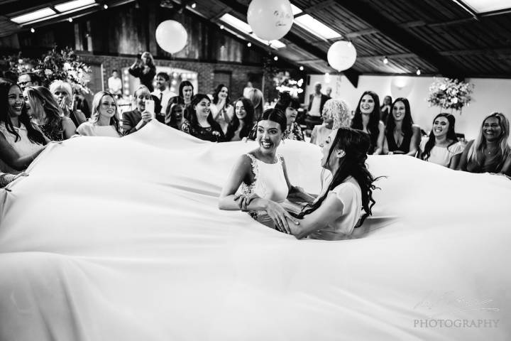 Cindy and Elan - Cheshire Barn Wedding With Interfaith Ceremony gallery image