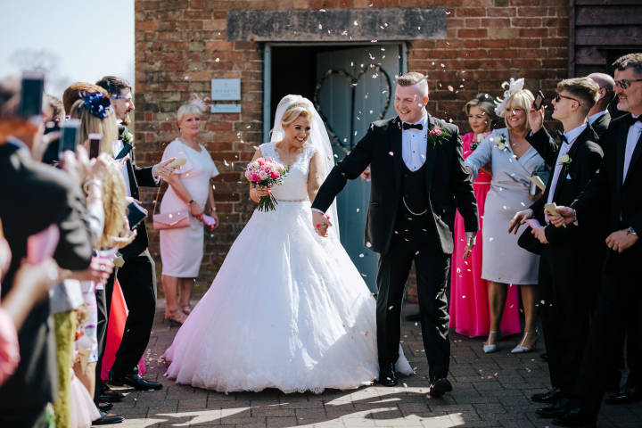 Sophie and Ben - A Cambridgeshire Barn Wedding with a Hot Pink Theme gallery image