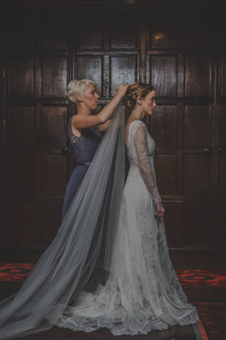 Megan and Oliver - An Autumn Wedding in Welsh Country House gallery image