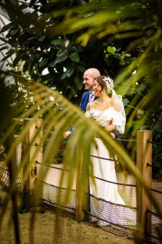 Bernice and Peter - A Rainforest Inspired Wedding At The Eden Project gallery image