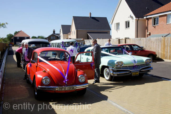 Jess and Kev - Formula 1 Love And Amazing Wedding Transport gallery image