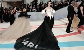 Lily Collins at the 2023 Met Gala